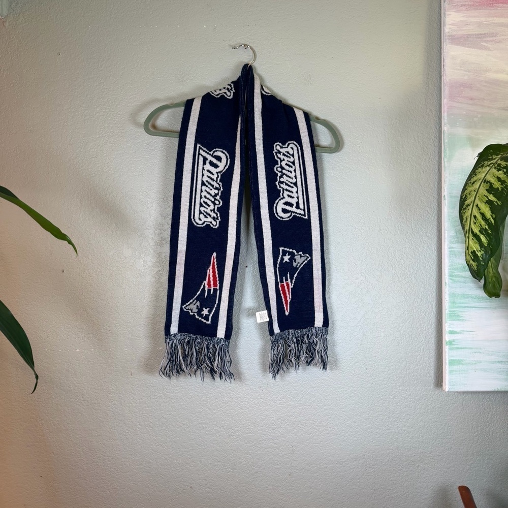 New England Patriots Warm Knit Superbowl Football Fan Casual Warm Winter Scarf